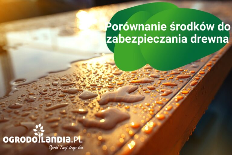 Porównanie środków do zabezpieczania drewna