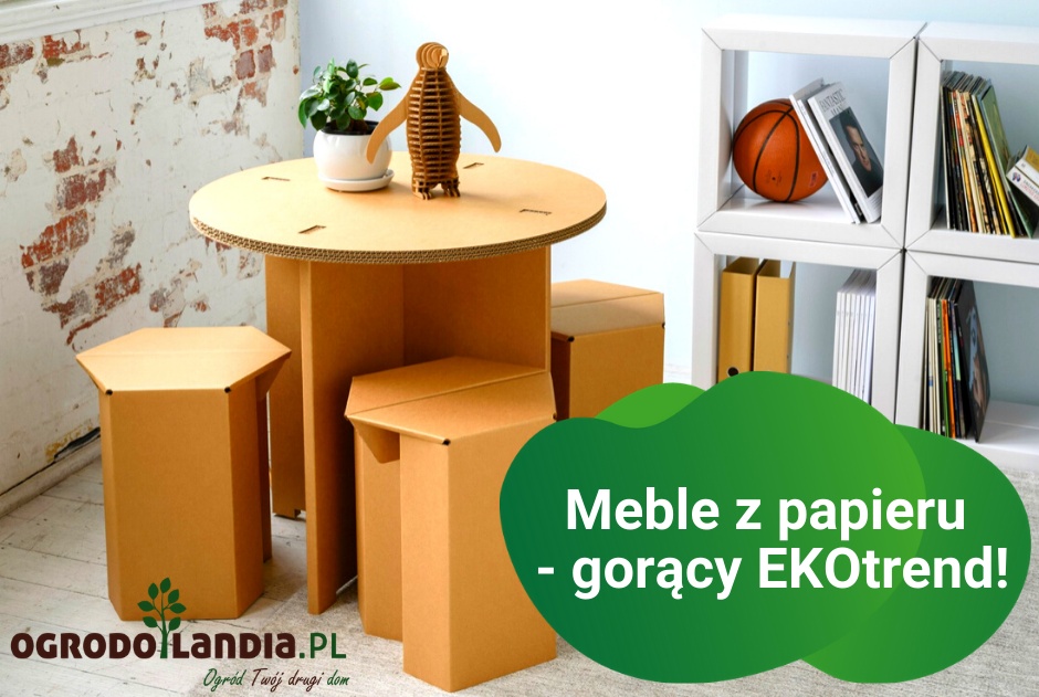 Meble z papieru - gorący EKOtrend!