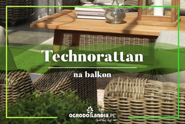 Technorattan na balkon