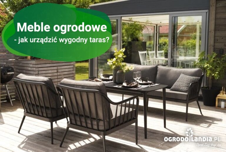 Najważniejsze na tarasie – meble ogrodowe