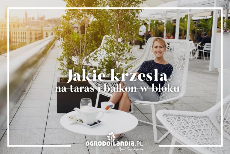 Krzesło na balkon jak z wnętrzarskiego katalogu