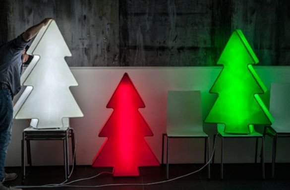 lampa w kształcie choinki