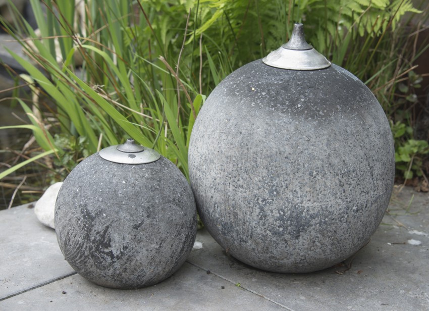 Dekoracyjne kule - lampy z betonu
