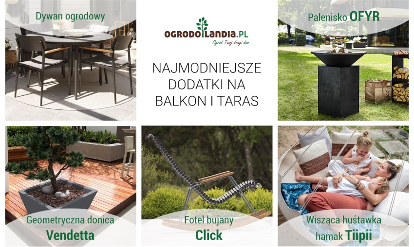dodatki na taras, balkon, do ogrodu