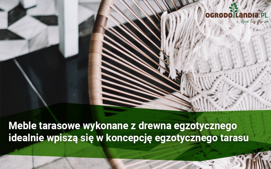 woda, rośliny i taras