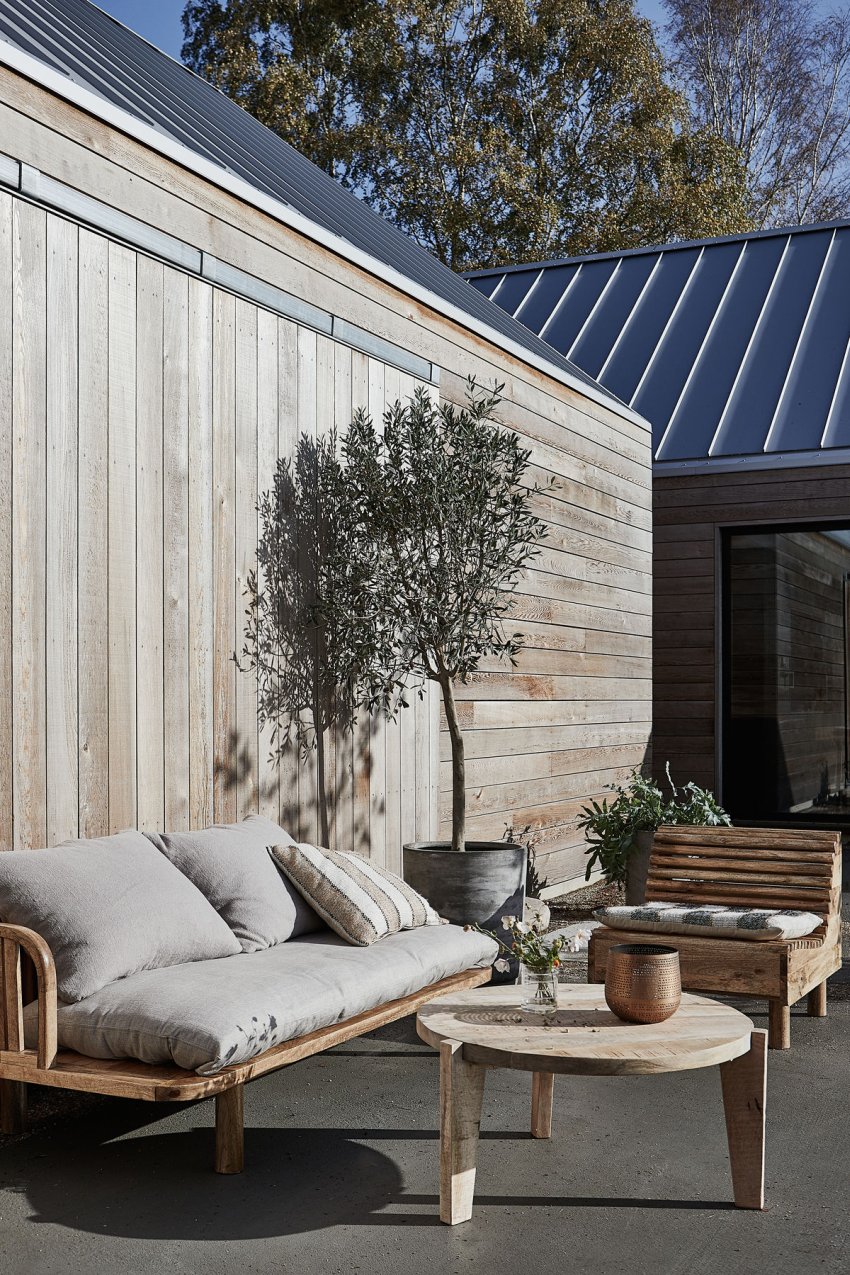 ogród i taras w nowoczesnym stylu