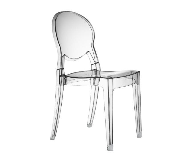 przezroczyste krzesło femme fatale