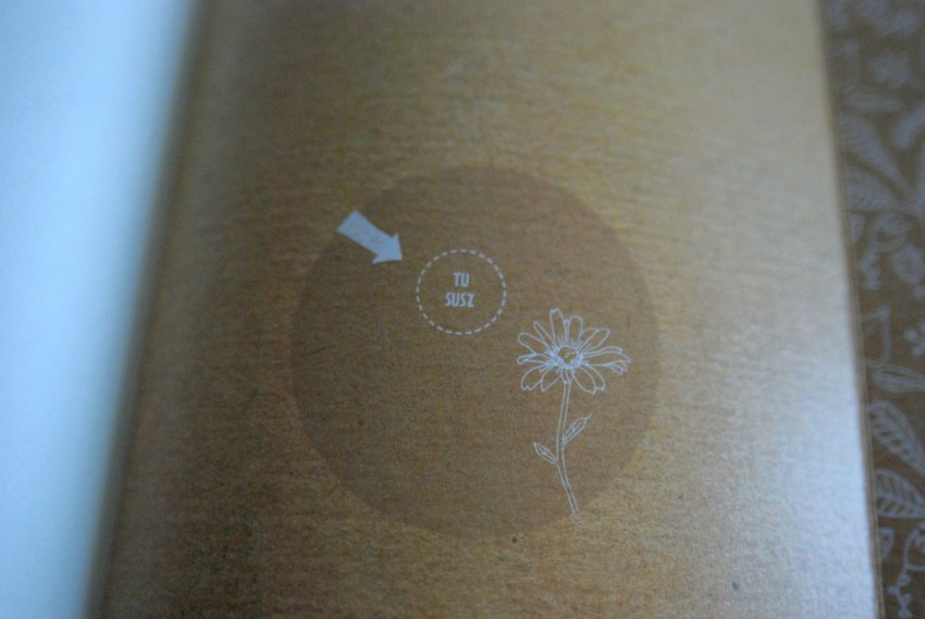 oznaczenie miejsca suszenia w książce