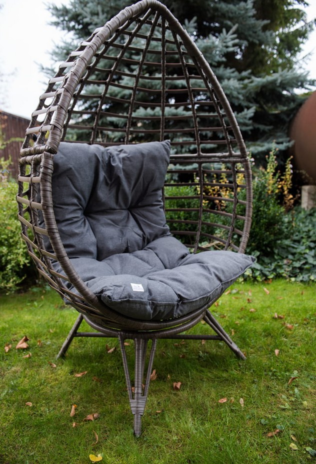 wiszący fotel kokon