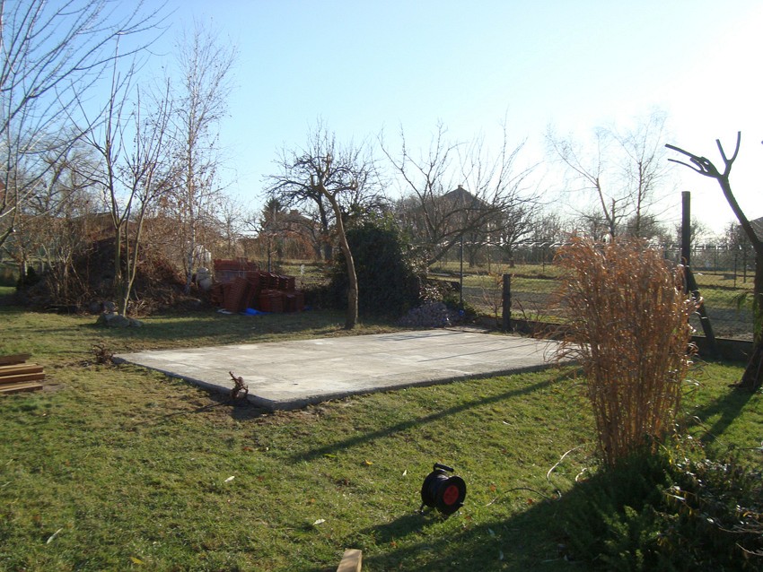 gotowe podłoże pod garaż drewniane