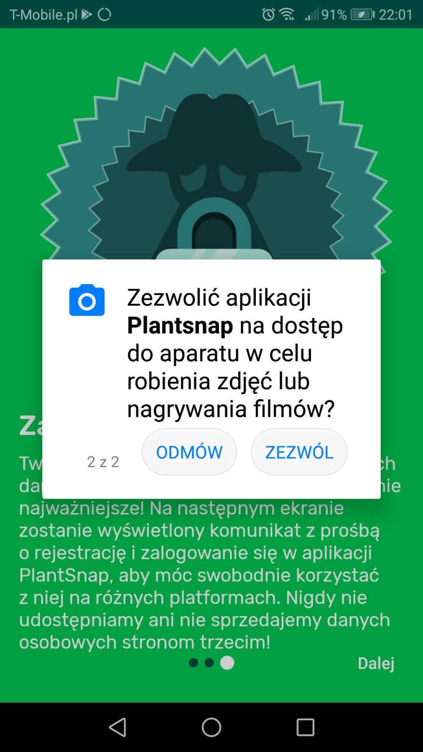 kolejny krok prośby o dostęp do galerii