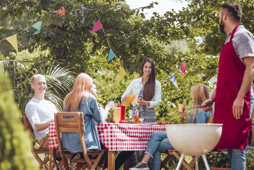 przyjęcie w ogrodzie