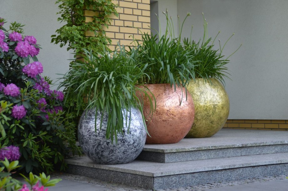 przedogródek z promiennikiem ciepła