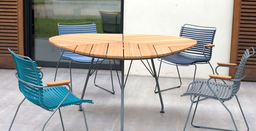 stół z drewna bambusowego Leaf