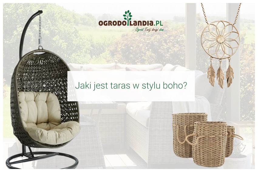 styl boho na tarasie