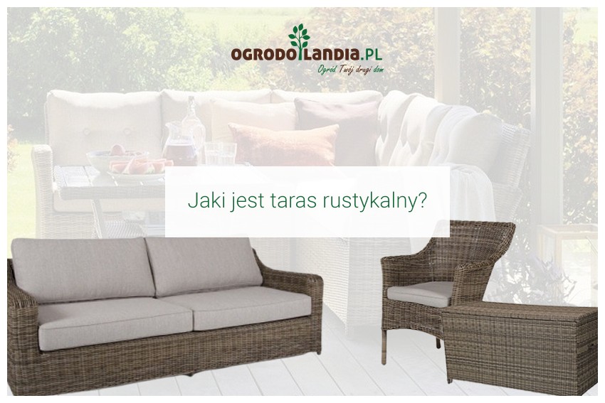 taras w stylu rustykalnym