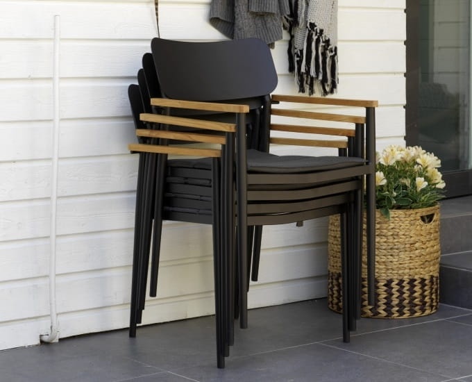 aluminiowy fotel Minto