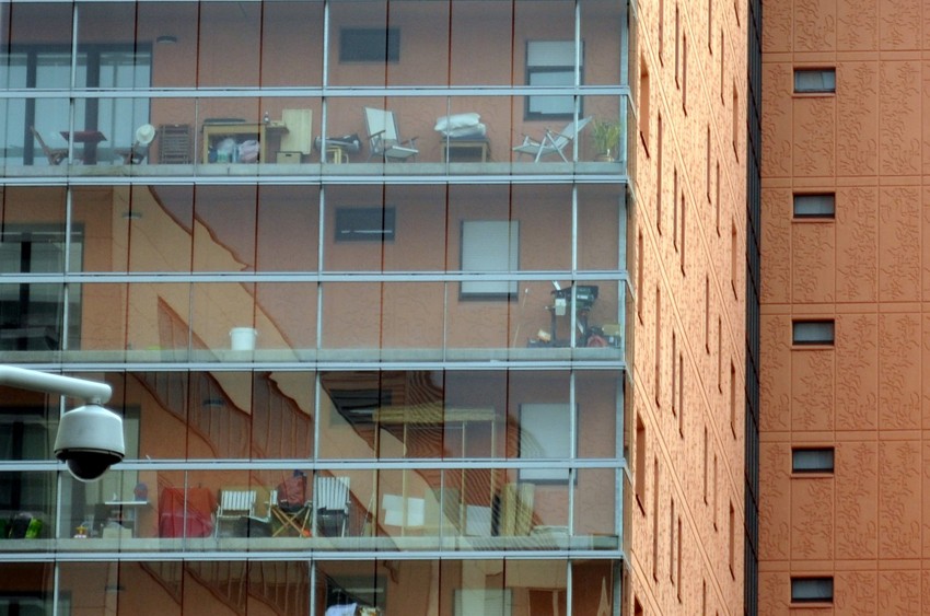 zabudowany balkon