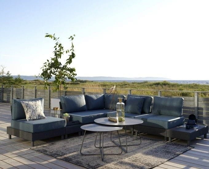 zestaw kawowy Taverny na tarasie