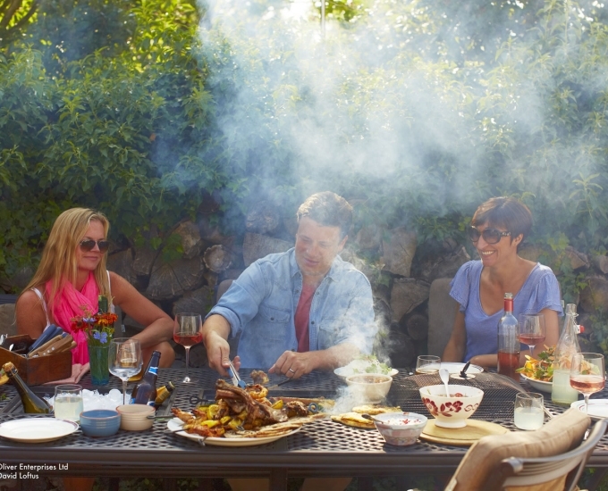 Zestaw prostokątny z 3 grillami 'Jamie Oliver'