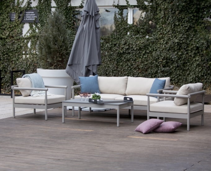 Stół Circle i krzesła Click