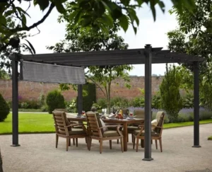 Pergola SPLIT z przesuwanym dachem