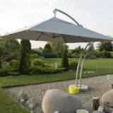 Duży kwadratowy parasol ogrodowy Palma 3