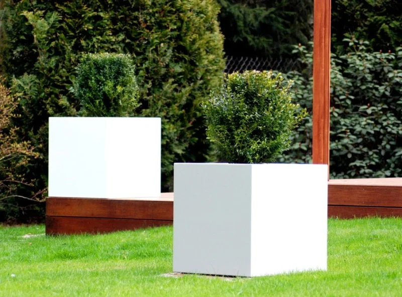 Donica kwadratowa Pure Cube 60x60x60 cm - Ogrodolandia.pl Donica kwadratowa Pure Cube 60x60x60 cm - Ogrodolandia.pl