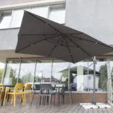 Parasol ogrodowy Linz kwadratowy na nodze bocznej (3m) - Ogrodolandia.pl