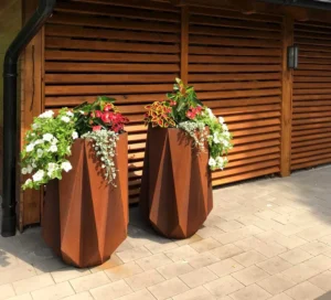 Donica wysoka Corten Cristal