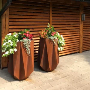 Donica wysoka Corten Cristal
