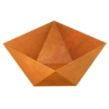 Nowoczesna donica Corten Cubeta - Ogrodolandia.pl