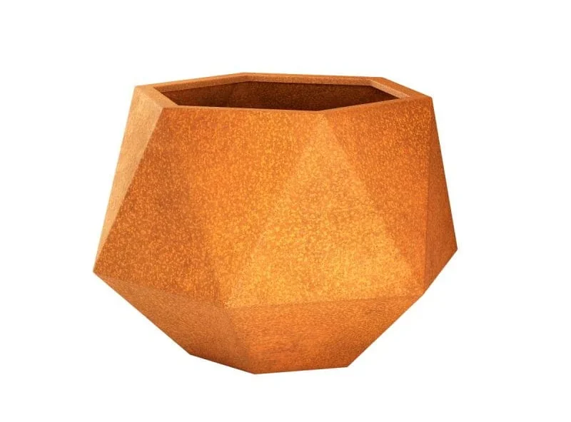 Donica geometryczna Corten Hexagon - Ogrodolandia.pl Donica geometryczna Corten Hexagon - Ogrodolandia.pl