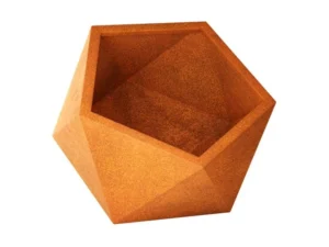 Donica geometryczna Corten Pentagon