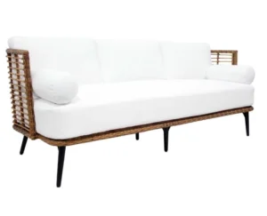 Sofa z poduszkami Covelo (technorattan)