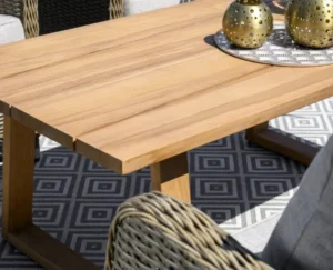 Stolik kawowy z drewna teak Laurion