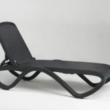 Leżak basenowy Omega z wypukłą plecionką - Ogrodolandia.pl