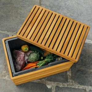 Chłodziarka cooler Ofyr z drewna teak