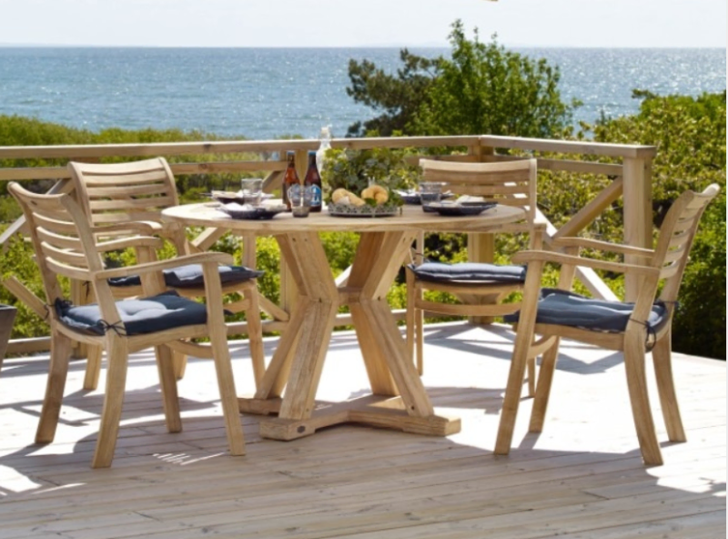 Zestaw mebli rustykalnych Logrono z drewna teak - Ogrodolandia.pl Zestaw mebli rustykalnych Logrono z drewna teak - Ogrodolandia.pl