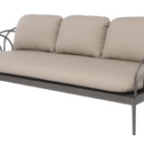 Sofa 3 osobowa z dekoracyjnym oparciem Rainbow Lounge - Ogrodolandia.pl