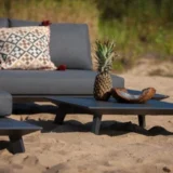 Niska sofa modułowa Bart 2-osobowa - Ogrodolandia.pl