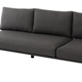 Niska sofa modułowa Bart 3-osobowa (lewa) - Ogrodolandia.pl