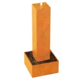 Kolumnowa fontanna ogrodowa Fuente stal corten - Ogrodolandia.pl