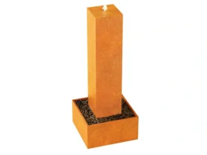 Kolumnowa fontanna ogrodowa Fuente stal corten