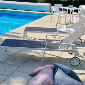 Leżak aluminiowy TOULOUSE - 2 kolory