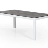 Kawowy stolik RODEZ z blatem HPL 130x65cm - Ogrodolandia.pl
