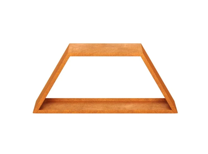 Trapezowy stojak na drewno Lena Skl stal corten - Ogrodolandia.pl Trapezowy stojak na drewno Lena Skl stal corten - Ogrodolandia.pl