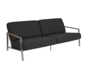 Luksusowa sofa Naos ze stali nierdzewnej