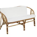 Mała sofa naturalna z rattanu Astrakan - Ogrodolandia.pl