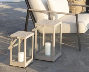 Latarnia ANTIBES z aluminium (2 rozmiary)